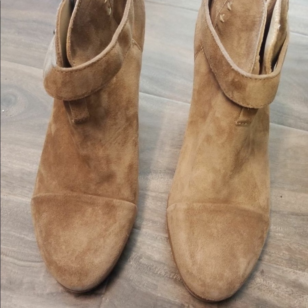 New [Rag & Bone] Harrow Camel Suede Booties Boots - image 4